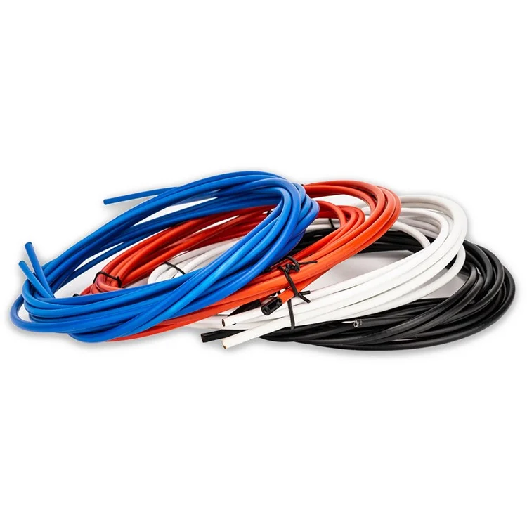 ZTTO Universal Bike Shift Derailleur Cable Bicycle Brake Cable Housing Replacement Kit - Red