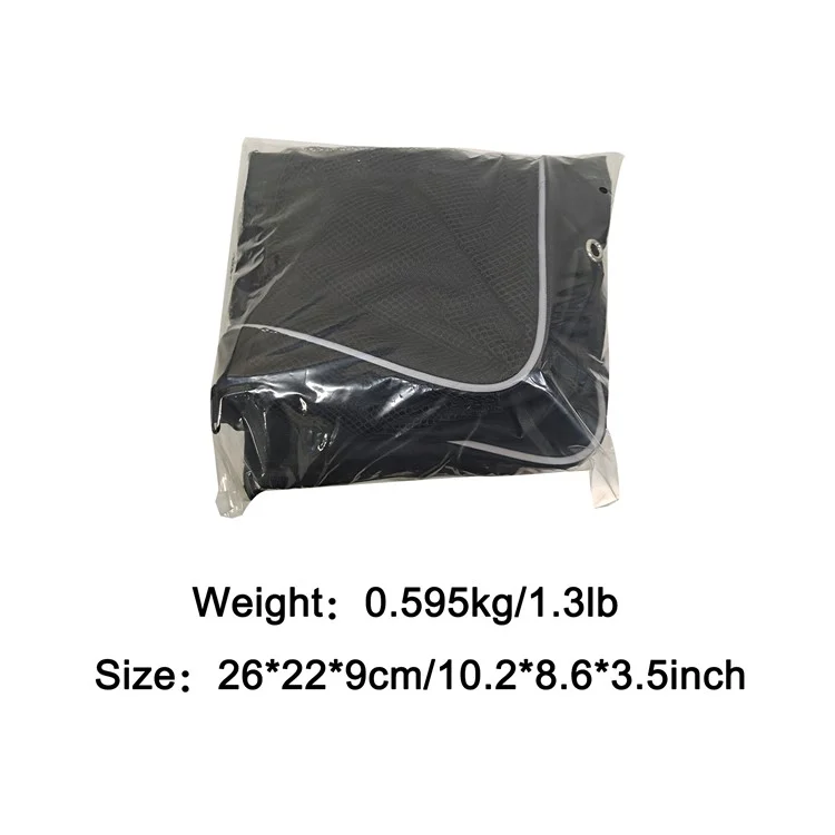 Waterproof Oxford Cloth Boat Seat Storage Bag Organizer with Mesh Pockets, 39x10x45cm