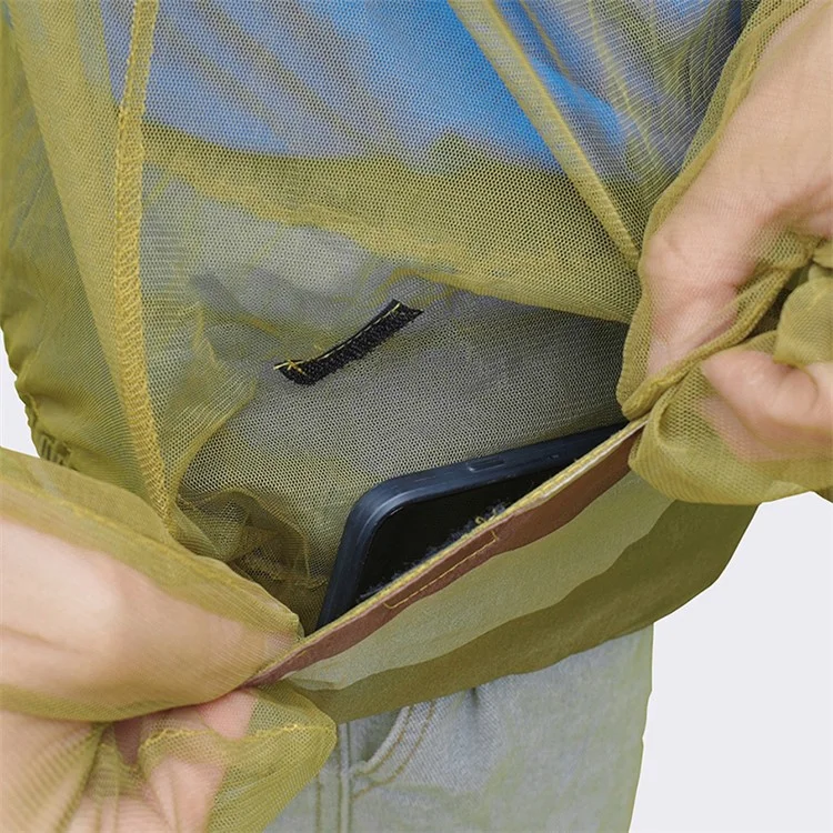 LUCKSTONE 1 Set Erwachsene Mückenschutzanzüge Mesh-Netz-Jacke + Hose + Handschuhe + Fußabdeckung - L