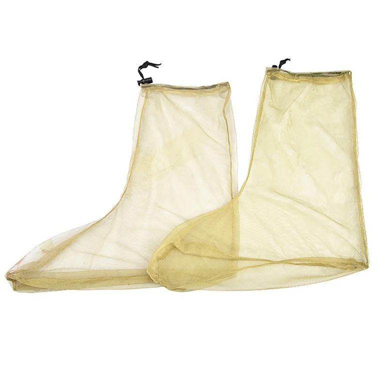 LUCKSTONE 1 Set Adults Mosquito Suits Mesh Net Bug Jacket + Pant + Gloves + Foot Cover Clothing - XL