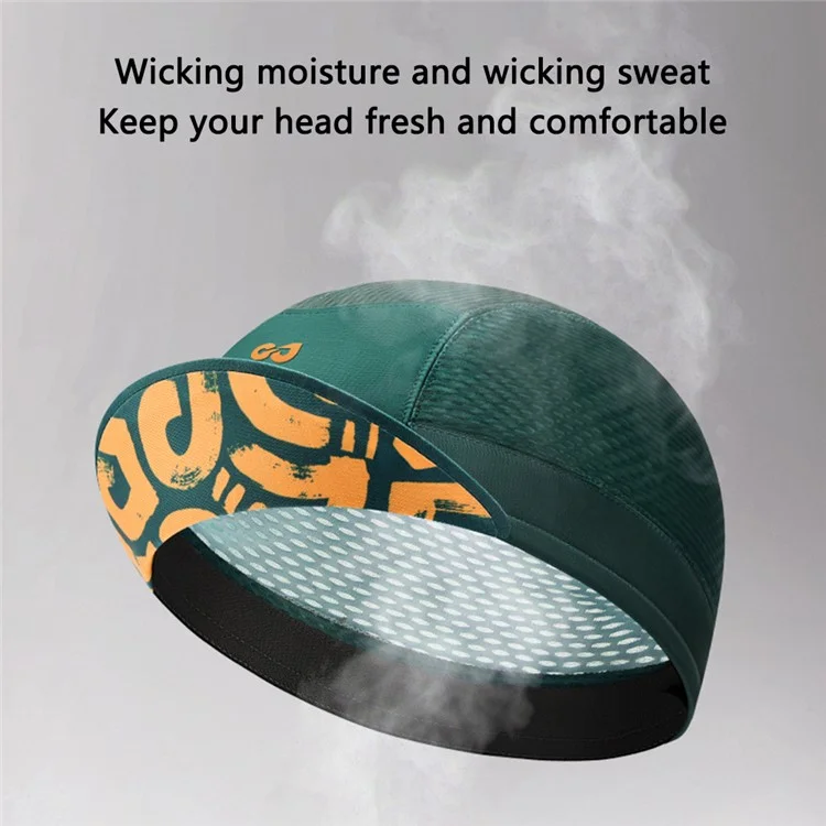 GOLOVEJOY XMZ286 Cycling Skull Cap Under Helmet Liner Sun Visor Anti-UV Quick-Dry Hat for Men, Women - Beige