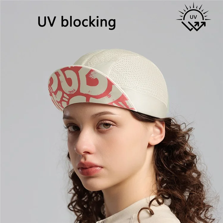 GOLOVEJOY XMZ286 Cycling Skull Cap Under Helmet Liner Sun Visor Anti-UV Quick-Dry Hat for Men, Women - Beige