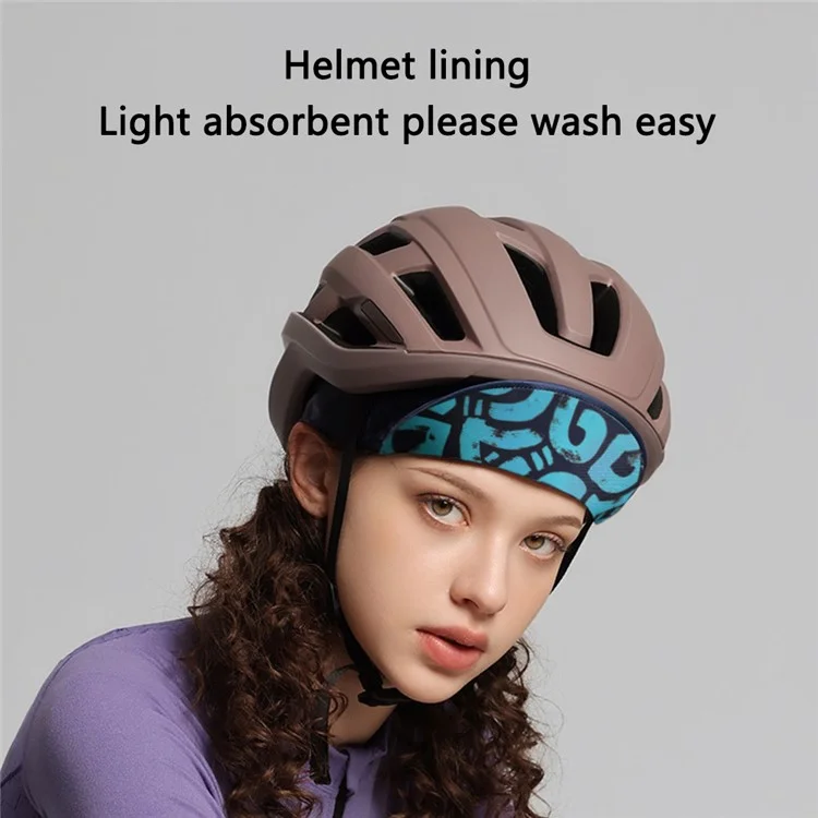 GOLOVEJOY XMZ286 Cycling Skull Cap Under Helmet Liner Sun Visor Anti-UV Quick-Dry Hat for Men, Women - Beige