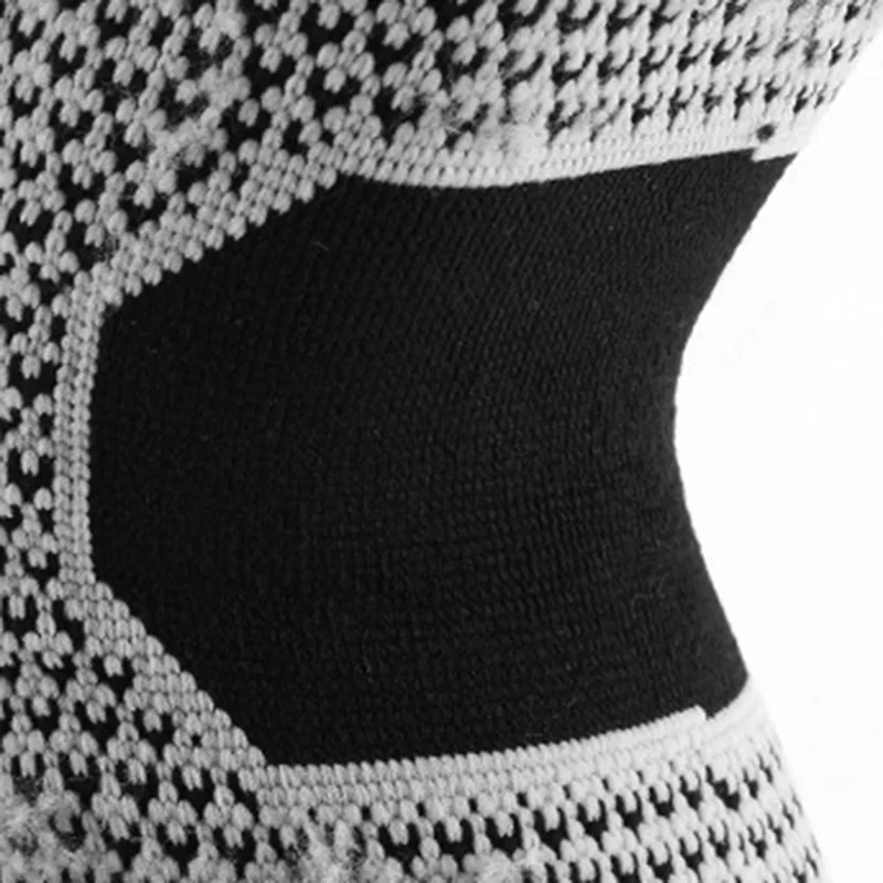 KYNCILOR AB066 Knee Brace Knee Compression Sleeve Support for Men and Women Compression Breathable Knee Pads - Grey//L