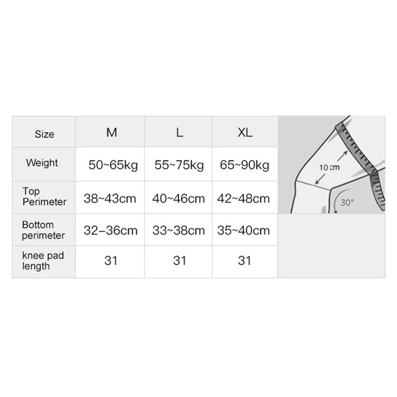 KYNCILOR AB066 Knee Brace Knee Compression Sleeve Support for Men and Women Compression Breathable Knee Pads - Grey//L