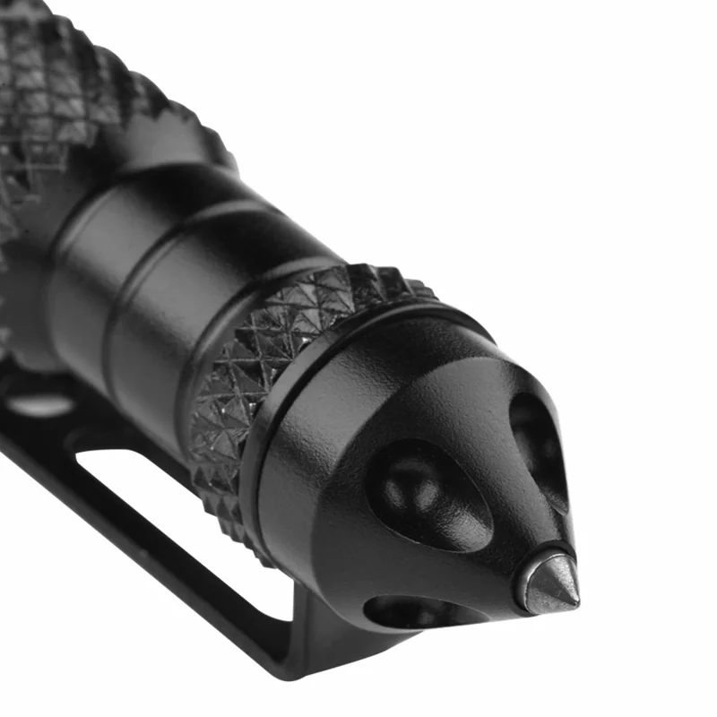 BH2S Penna tattica multiuso militare in acciaio al tungsteno per autodifesa - Grigio