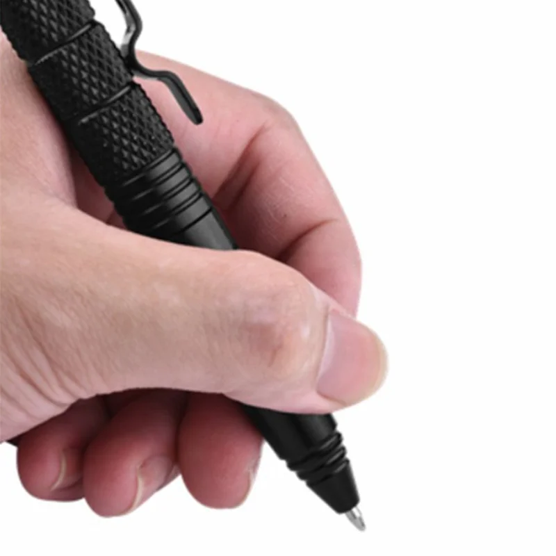 BH2S Penna tattica multiuso militare in acciaio al tungsteno per autodifesa - Grigio