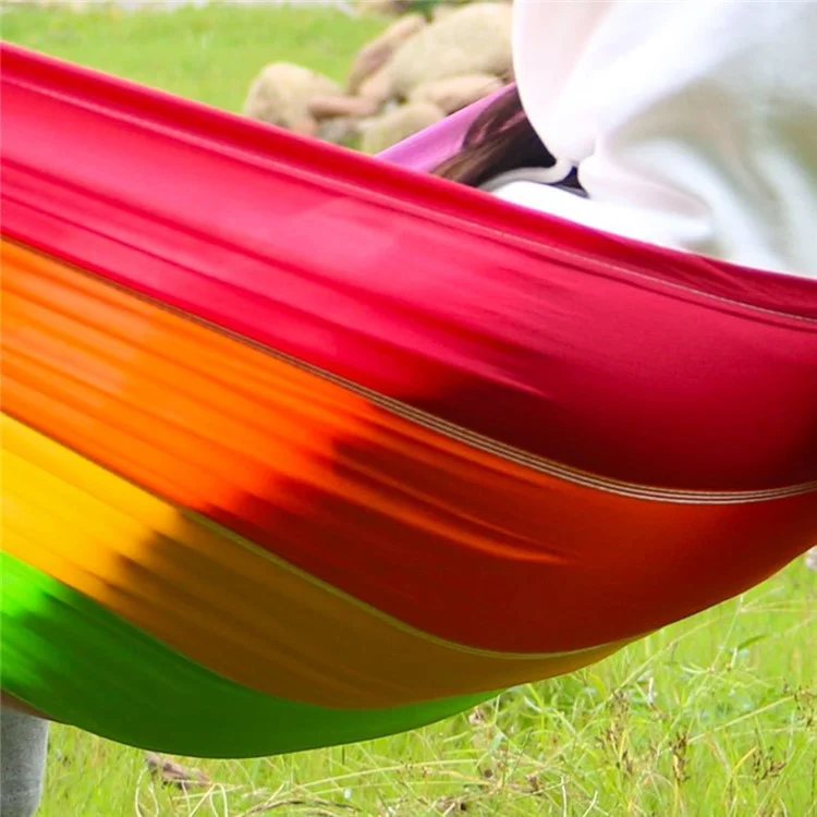 Camping Hanging Hammock Bedding, Taille dépliée : 260x140cm - Multi-Couleur