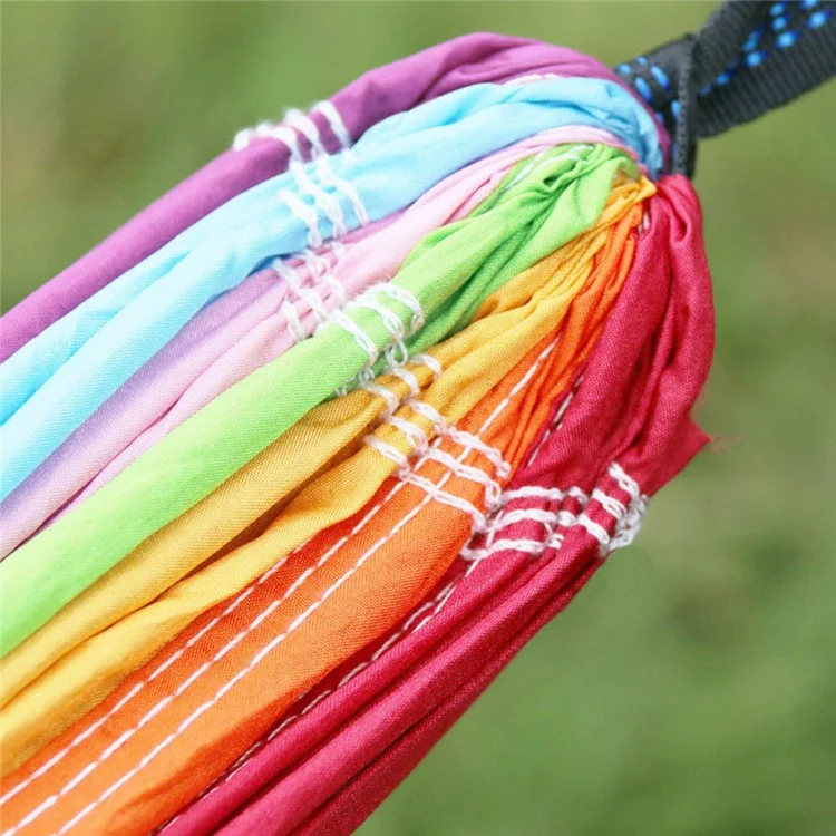 Camping Hanging Hammock Bedding, Taille dépliée : 260x140cm - Multi-Couleur