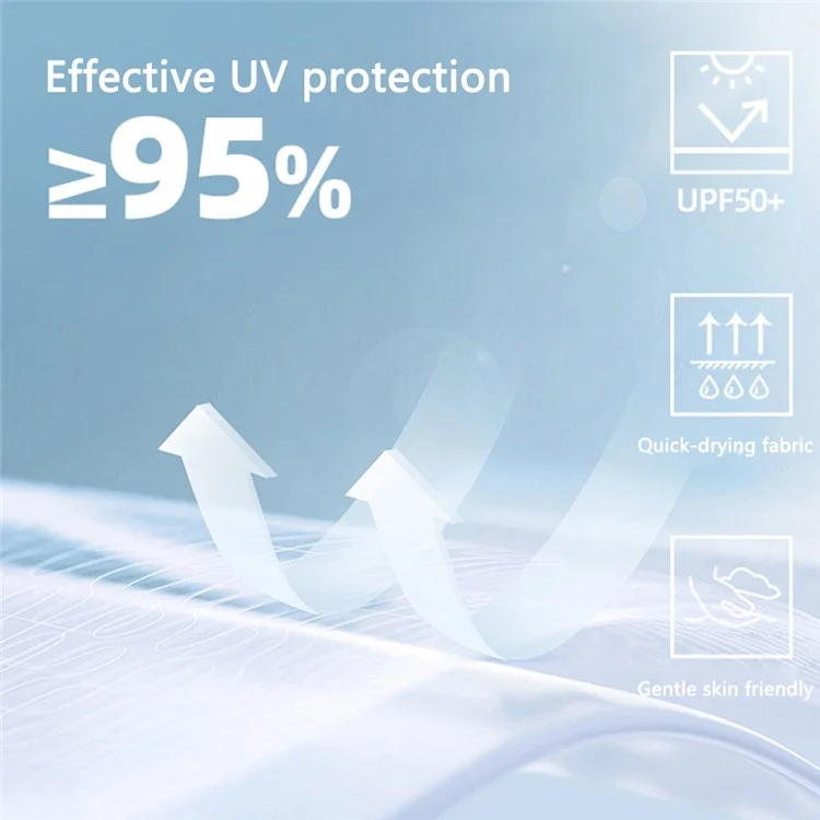 GOLOVEJOY FSY14 Summer UPF 50+ Sun Protection Jacket Long Sleeve Clothing Hoodie Sun-Proof UV Shirt - Beige / S