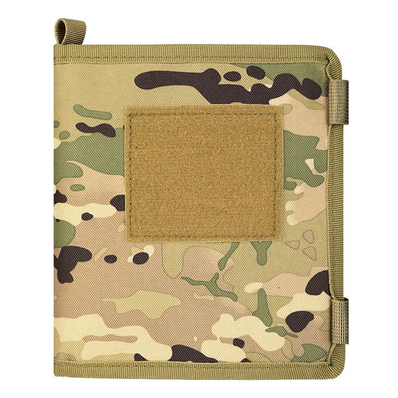 H276 Oxford Cloth+TPU Map Case Tactical Notebook Military Hiking Waterproof Map Storage Bag - Camouflage