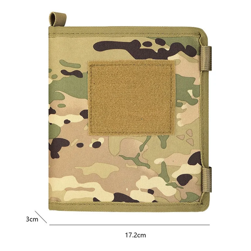H276 Oxford Cloth+TPU Map Case Tactical Notebook Military Hiking Waterproof Map Storage Bag - Camouflage