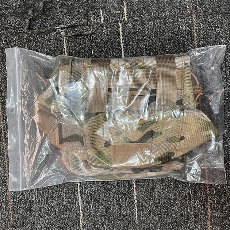 H286 Oxford Cloth Tactical Belt Bag Molle GP Pouch Utility Tools Storage Bag - Camouflage Khaki