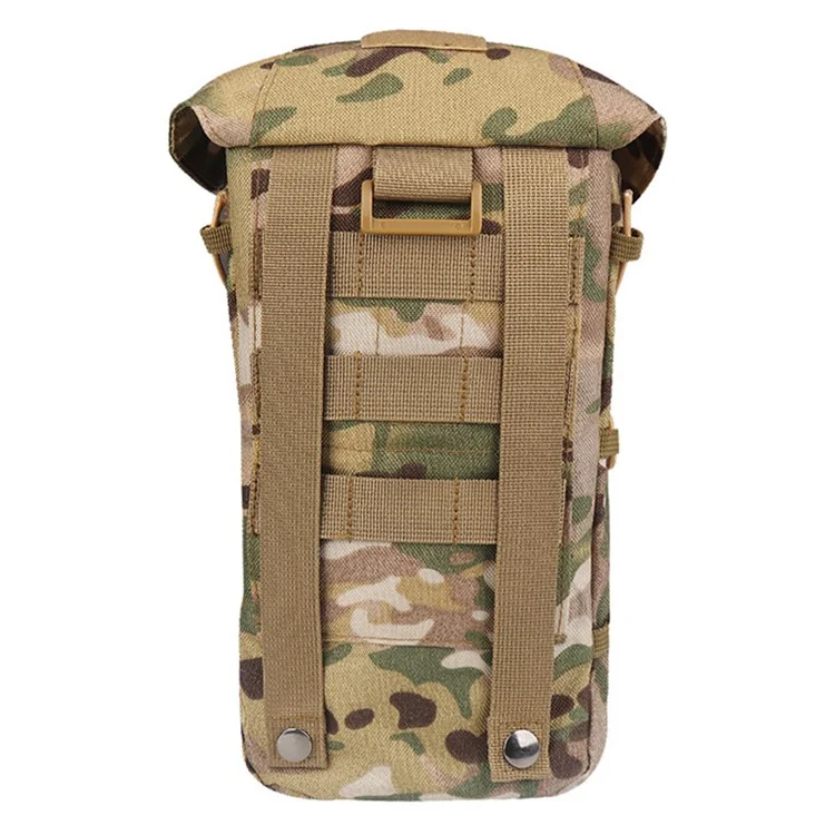 H286 Oxford Cloth Tactical Belt Bag Molle GP Pouch Utility Tools Storage Bag - Camouflage Khaki