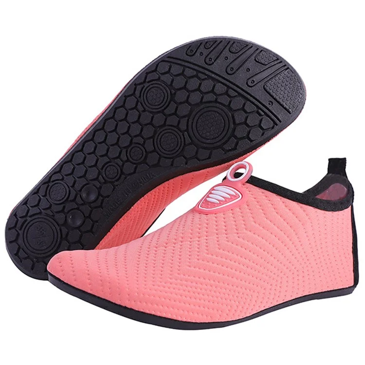 A002 1 Pair Water Shoes Barefoot Aqua Yoga Socks Swim Surf Shoes - Watermelon Red / 40-41
