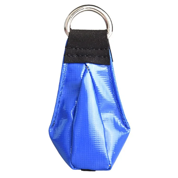 Outdoor Throw Weight Bag Climbing Rope Bag Throw Bag for Tree Rock Spelunking - Blue