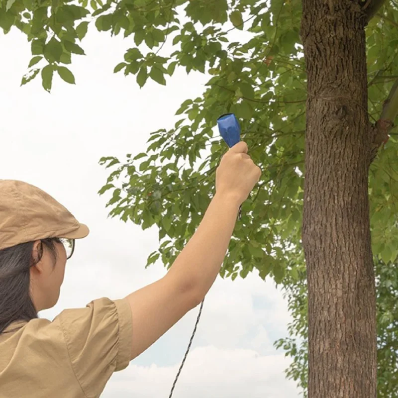 Outdoor Throw Weight Bag Climbing Rope Bag Throw Bag for Tree Rock Spelunking - Yellow