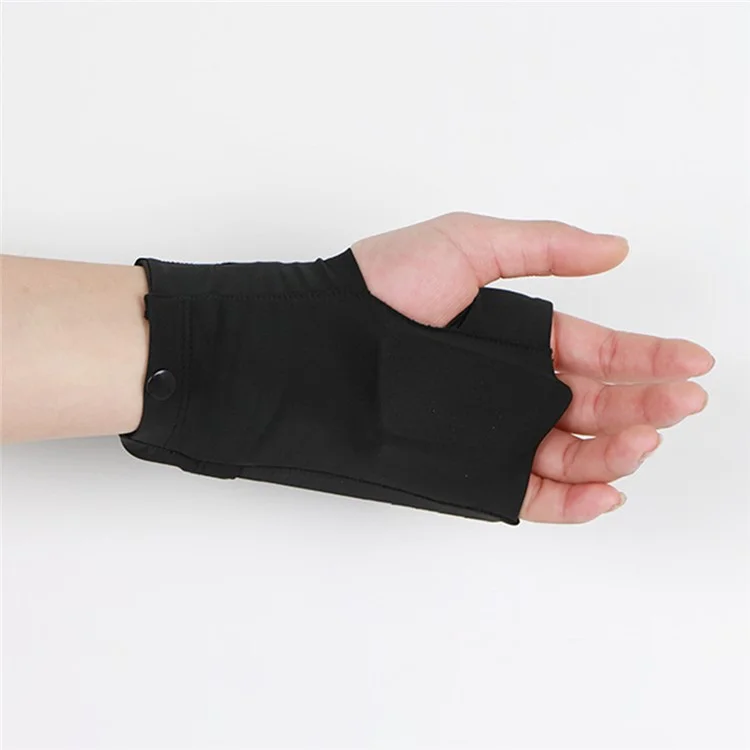 Outdoor Sports Handytasche Handschuh Beutel Karten Schlüssel Aufbewahrungstasche mit Daumenöffnung - Schwarz M / Linke Hand