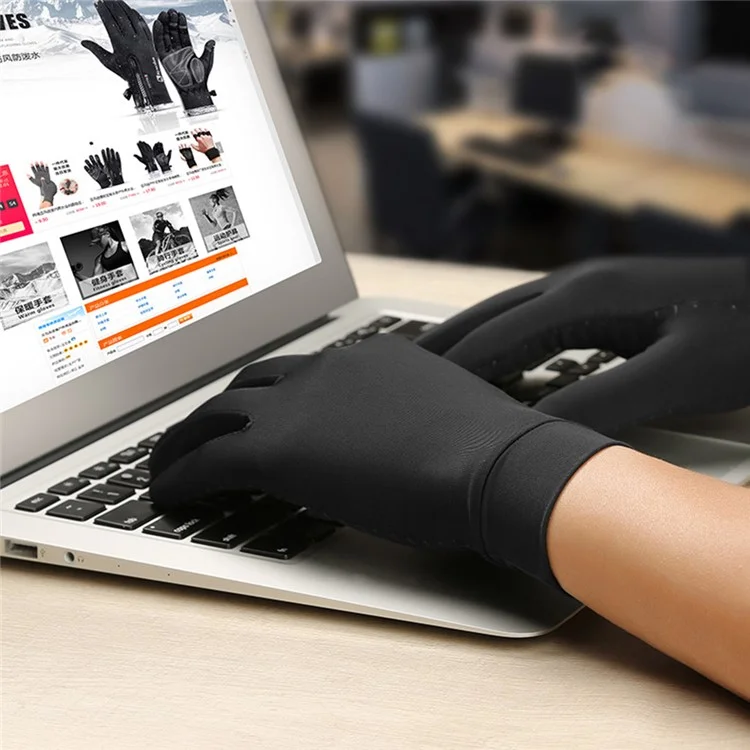 Kyncilor A0047 1Pair Vollfinger -kompressionshandschuhe Arthritis Beschützer Für Frauen/männer Lindern Schmerzhandschuhe Mit Touchscreen - S