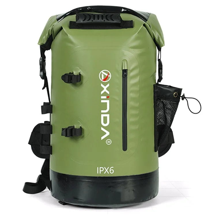 Xiinda Xd-bag03new 30L Caminhando Backpack Mountaineing Storage Bag Para Homens Mulheres - Verde