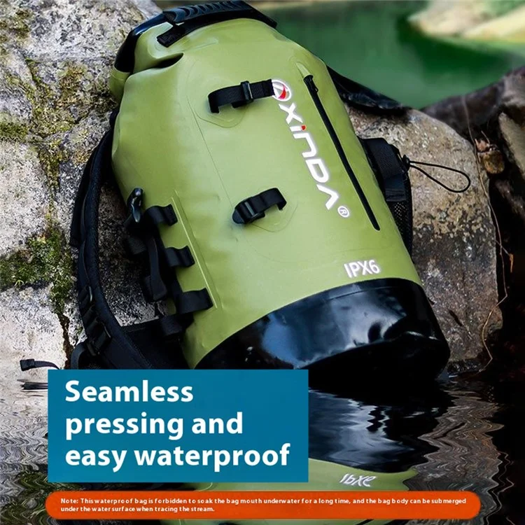 Xiinda Xd-bag03new 30L Caminhando Backpack Mountaineing Storage Bag Para Homens Mulheres - Verde