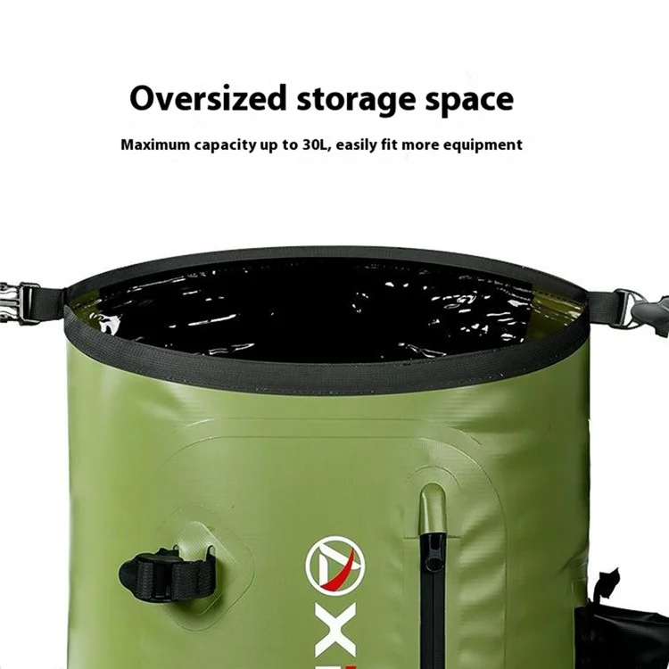 Xiinda Xd-bag03new 30L Caminhando Backpack Mountaineing Storage Bag Para Homens Mulheres - Verde