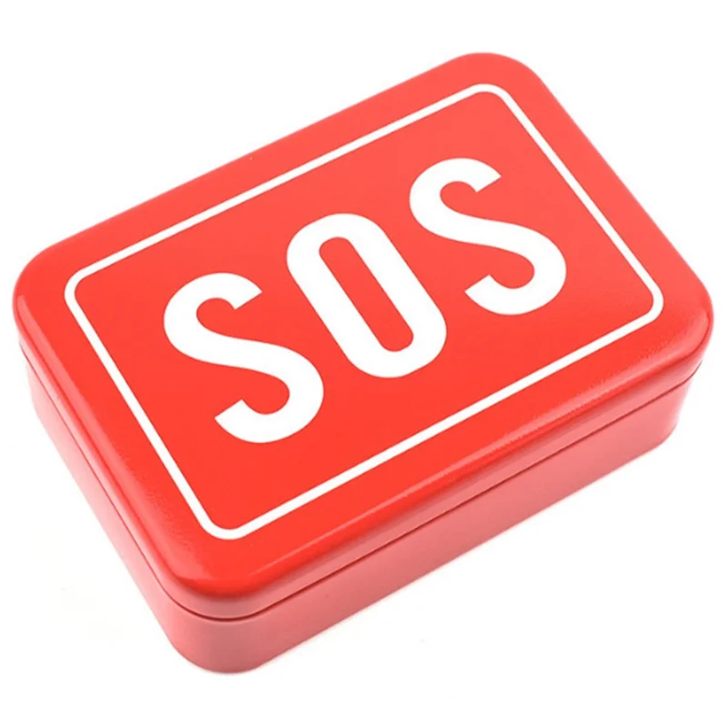 AOTU AT9016 Iron Storage Case Emergency Tool Box Shock-Resistant Outdoor SOS Box