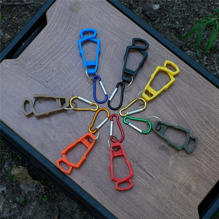 5Pcs Outdoor Multifunctional Anti-Lost Glove Clip Gourd Buckle 8-shaped Clips - Blue