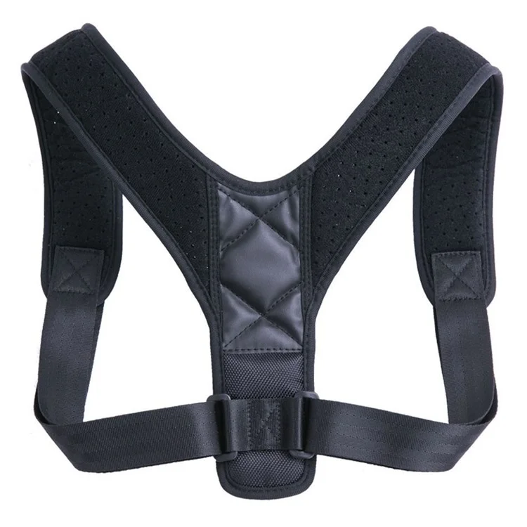 WOSWEIR SH0140 Correcteur de Posture Réglable Anti-Bosse Ceinture de Fitness Soutien-Dos Sangle - S