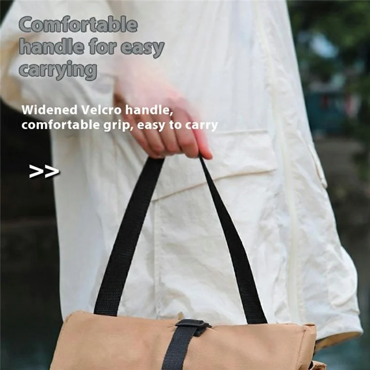 AOTU AT6944 Camping Tool Roll Sac Oxford Tissu Outils Organisateur Rol Up Storage Pouche - Kaki