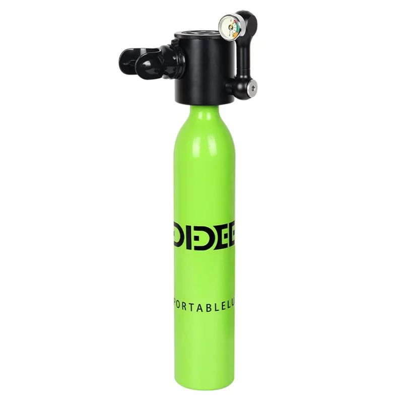 DIDEEP X3000Pro 5-10 Mins 0.5L Mini Scuba Tank Air Diving Cylinder for Underwater Exploration Emergency Rescue - Green