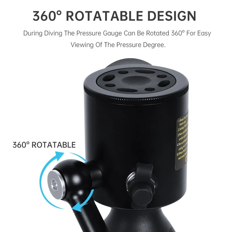 DIDEEP X3000pro 2PCS 0,5 l Mini Réservoir de Plongée Sous-marine Avec Pompe, Adaptateur, Longe Anti-perd, Sac de Rangement, Sac à Main - Noir