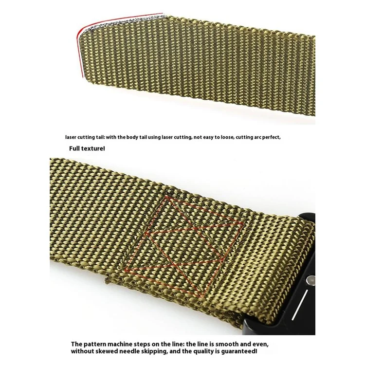 SN-P004 125x3.8cm Carro de Nylon Menn Filda Cinto de Trabalho Ajustável Com Liga de Zinc Rapidade Com Funha de Lelo de Zinc - Verde