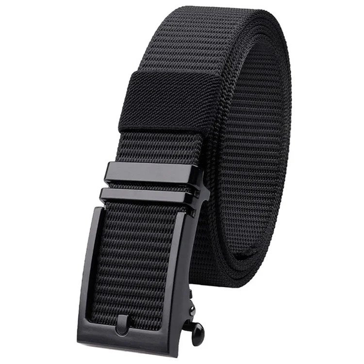SN-P026 Cinto Masculino de Nylon Externo de 125 cm com Fivela de Liga - Preto