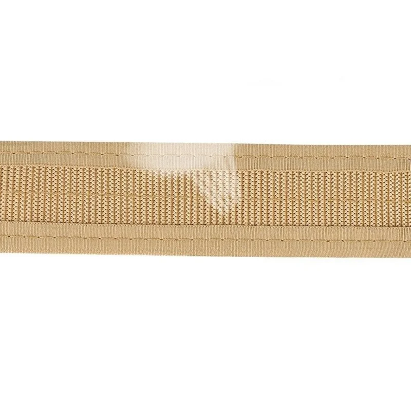 SN-074 Men's Nylon Webbing Belt Thickened Tactical Training Belt with Zinc Alloy Buckle - Black