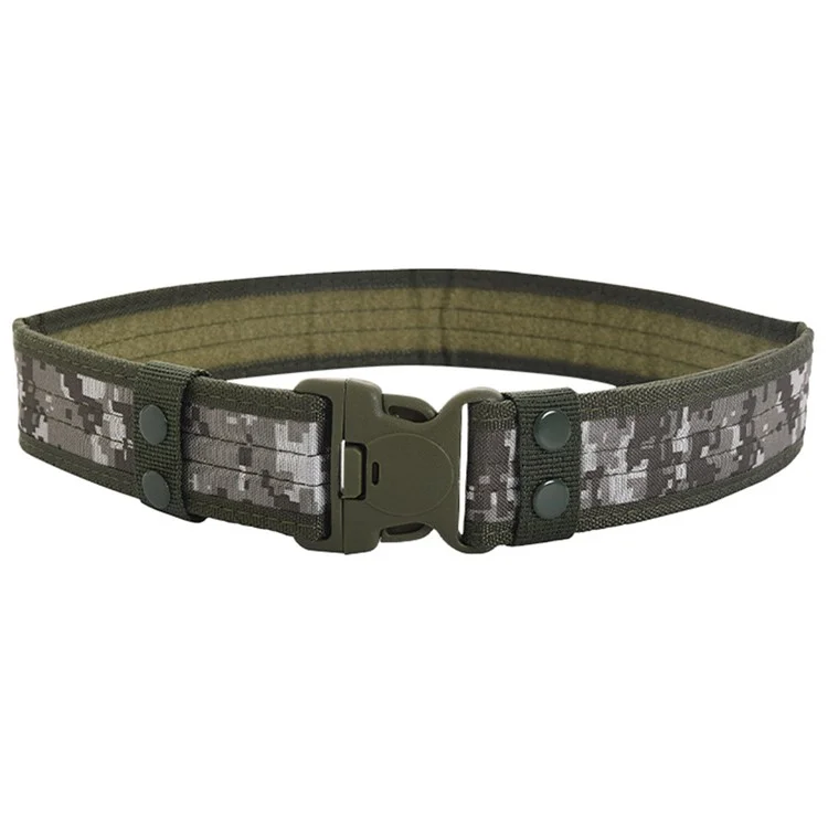 SN-029 5cm Oxford Fabric Outdoor Tactical Belt Adjustable Magic Tape Military Waistband, Length: 130cm - ACU Digital