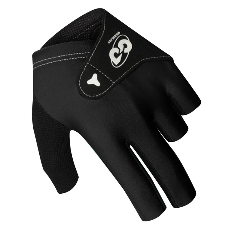 GOLOVEJOY XG82 1pc Lova de Billare de Billare de Mlação de Mlação de Mlação Adulta Microfibra Anti-skid Snooker Sport Glove - Preto S