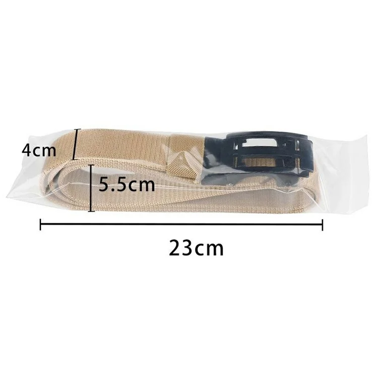 SN-P105 3.4cm Outdoor Men Waistband Imitation Nylon Tactical Belt with Zinc Alloy Automatic Buckle, Length: 125cm - Green