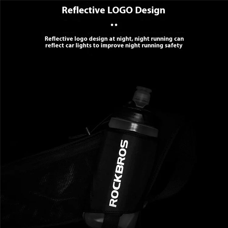 ROCKBROS D45 1L Sports Running Cycling Waist Bag Phone Water Bottle Storage Fanny Pack