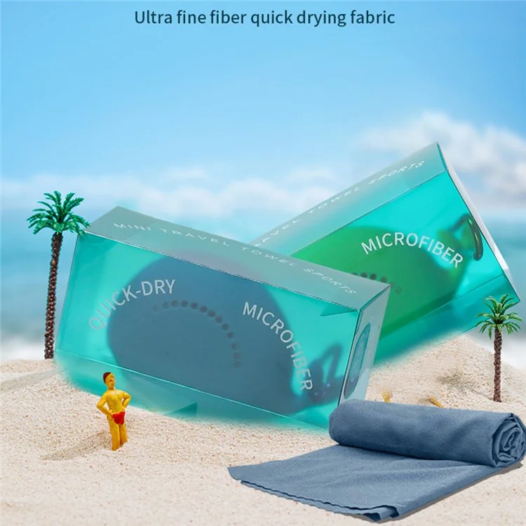 SGJ-58 40X40CM Nanofiber Ice Cooling Towel Soft Breathable Chilly Towel with Cute Whale Storage and PET Box for Camping Running Fitness - Red