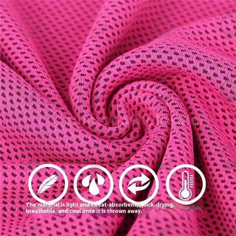 WDLGMJ-18 30X100cm Outdoor Sport & Workout Cooling Towel Breathable Quick Dry Towel for Marathon Running Hiking Fitness Yoga - Sky Blue