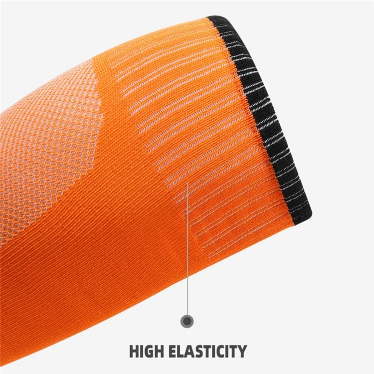 1 Pair Kids Soccer Socks Summer Breathable High Tube Anti-skid Sports Socks - Yellow