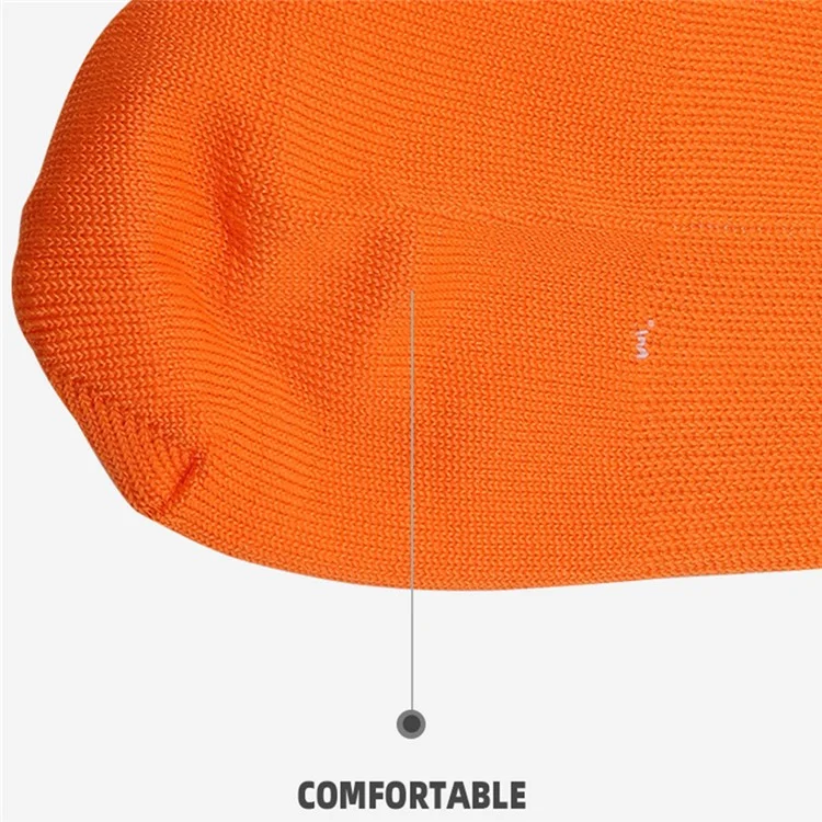 CDP513 1 Par de Calcetines de Fútbol Para Adultos Summer Breathable High Tube Anti-Skid Sports Socks - Naranja