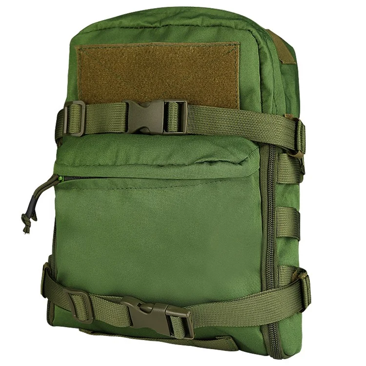 H251 1000D Oxford Cloth Outdoor Tactical Vest Hanging Hydration Backpack MOLLE Water Carrier Bag - Green