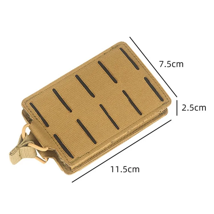 H254 Tactical Outdoor Single Molle Molo Scho Pouch Oxford Tisse Signe M4 Magazine Holster - Camouflage