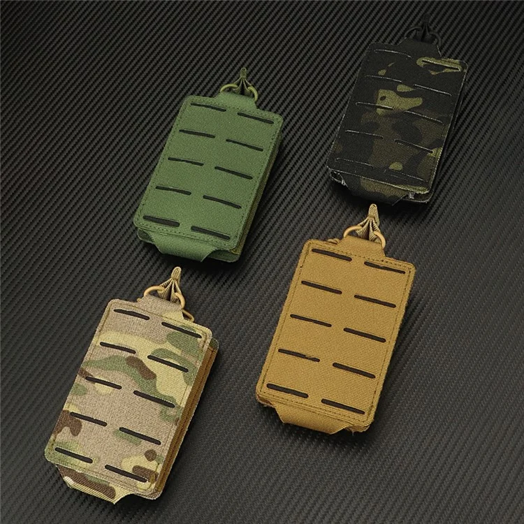 H254 Tactical Outdoor Single Molle Molo Scho Pouch Oxford Tisse Signe M4 Magazine Holster - Camouflage