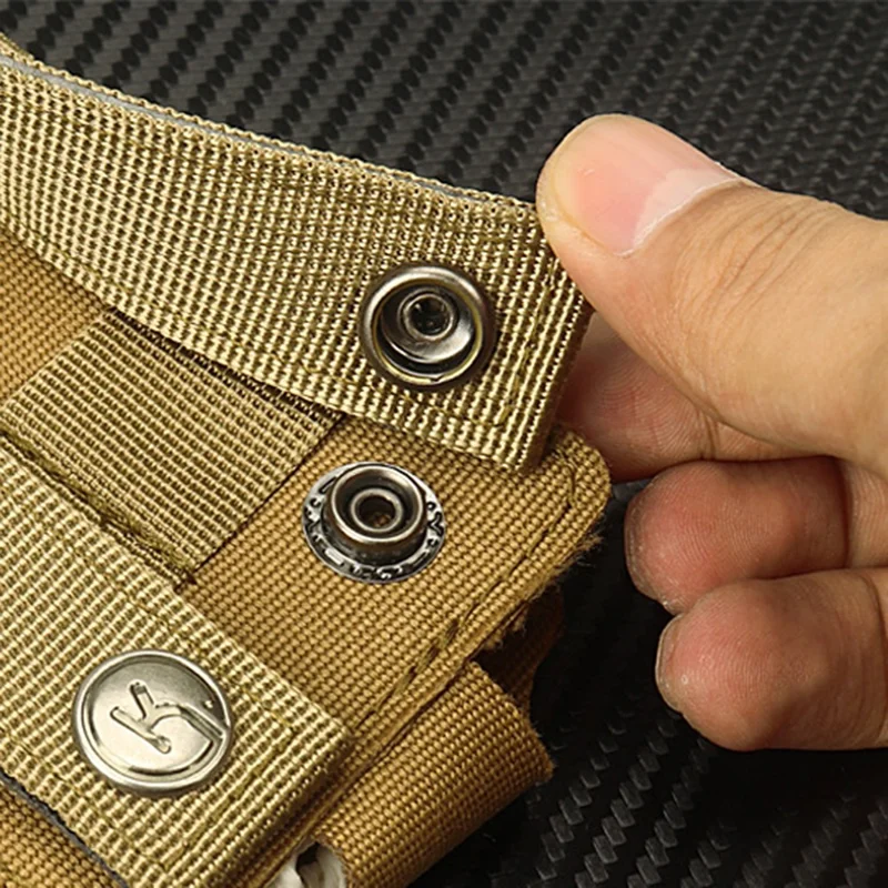 H254 Tactical Outdoor Single Molle Ammo Pouch Oxford Cloth Single M4 Magazine Holster - Green