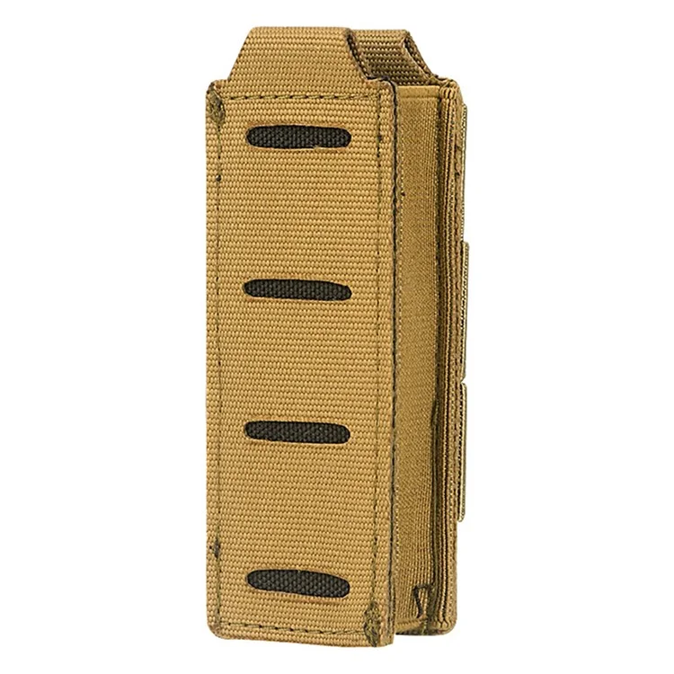 H253 Single Pistol Mag Pouch Molle Top Ouvers Scheth M1911.45acp / 92f 9 mm /.40 Magazine Holster - Coyote Brun