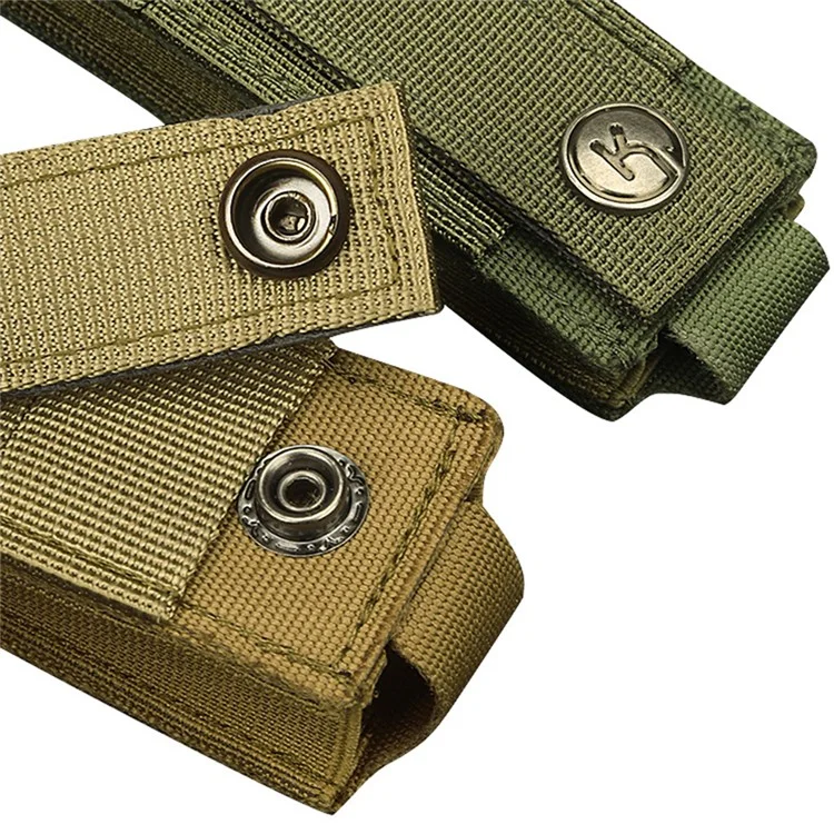 H253 Single Pistol Mag Pouch Molle Top Ouvers Scheth M1911.45acp / 92f 9 mm /.40 Magazine Holster - Coyote Brun