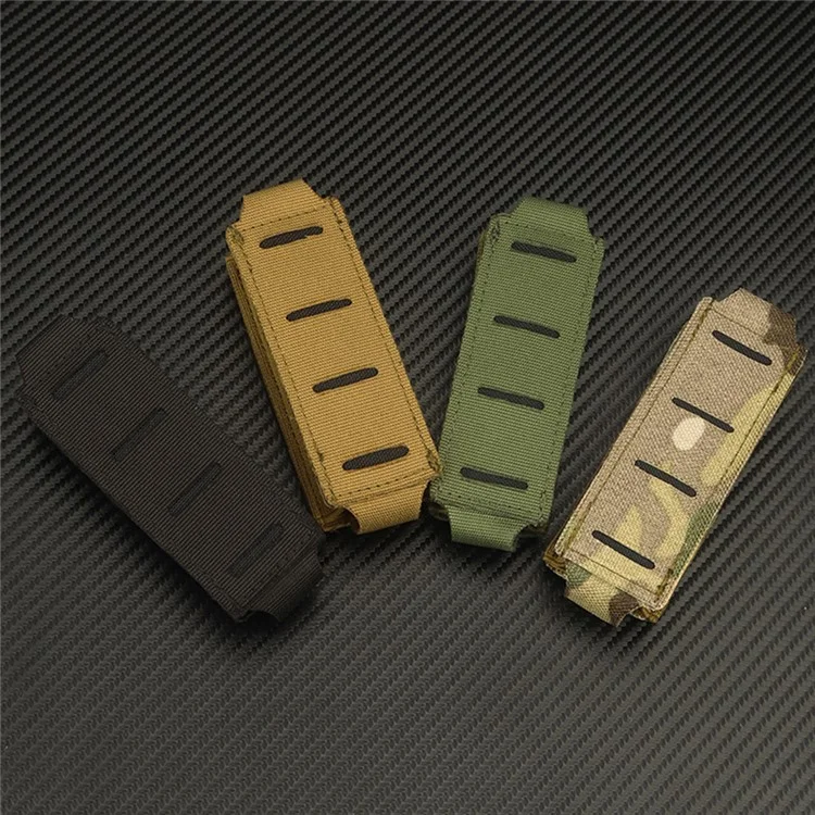 H253 Single Pistol Mag Pouch Molle Top Ouvers Scheth M1911.45acp / 92f 9 mm /.40 Magazine Holster - Coyote Brun